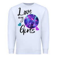 I Love My Softball Girl Premium Sweatshirt | Teevron