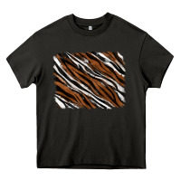 Asphalt Tiger zebra background Heavy Core Tee - RanaPortraitStore