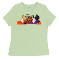 Matcha Trick Or Treat Baby Chimpanzee Ladies Tee - LillyAllenDesigns