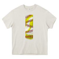Cream softball and baseball pen wraps Heavy Core Tee - BundleAndBundleShop