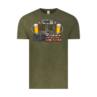 Vintage Olive I'm Not Drunk I'm Patriotic Vintage Tee - CowhideDigitalArt