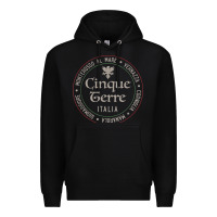Black cinque terre italia gift for italian mediterranean travelers t shirt Premium Hoodie - baoMotion