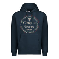 Navy cinque terre italia gift for italian mediterranean travelers t shirt Premium Hoodie - baoMotion