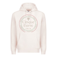 Pale Pink cinque terre italia gift for italian mediterranean travelers t shirt Premium Hoodie - baoMotion