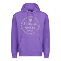 Purple cinque terre italia gift for italian mediterranean travelers t shirt Premium Hoodie - baoMotion