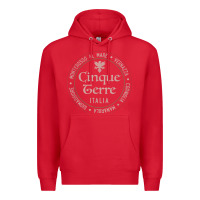Red cinque terre italia gift for italian mediterranean travelers t shirt Premium Hoodie - baoMotion