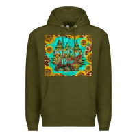 Army Green mama bear Premium Hoodie - BarkalooDesign
