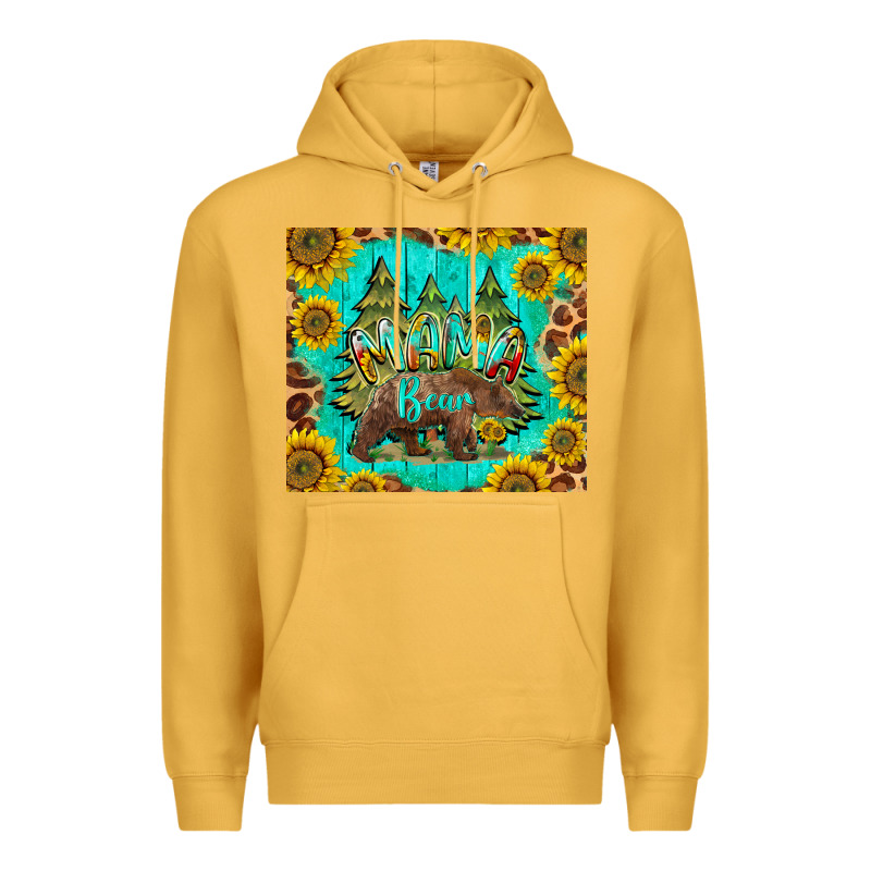 Mama Bear Premium Hoodie by BarkalooDesign | Teevron