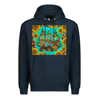 Navy mama bear Premium Hoodie - BarkalooDesign