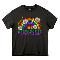 Asphalt Be Yourself Pride Lgbtq Heavy Core Tee - BundleAndBundleShop