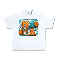 White leopard basketball mama Mother's Day Urban Heavy Tee - LillyAllenDesigns