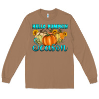 Toasted Coconut hello pumpkin season Long Sleeve Tee - Artiststas
