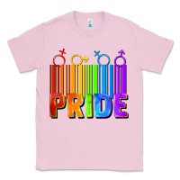 Bubblegum Pink Pride Barcode Classic Tee - FaDigitalArtStudio