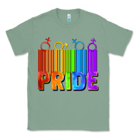 Sage Pride Barcode Classic Tee - FaDigitalArtStudio