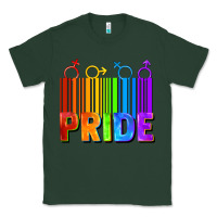Sports Green Pride Barcode Classic Tee - FaDigitalArtStudio