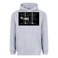 Heather Grey women of transformation 1 Heavyweight Hoodie - chombo