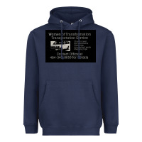 Navy women of transformation 1 Heavyweight Hoodie - chombo