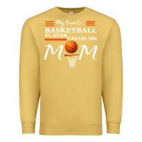 Antique Gold My Favorite Basketball Player Calls Me Mom Premium Sweatshirt - Bettercallsaul