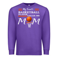 Purple My Favorite Basketball Player Calls Me Mom Premium Sweatshirt - Bettercallsaul