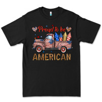 Black proud to be american truck Premium Tee - BundleAndBundleShop