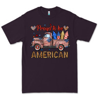 Plum proud to be american truck Premium Tee - BundleAndBundleShop