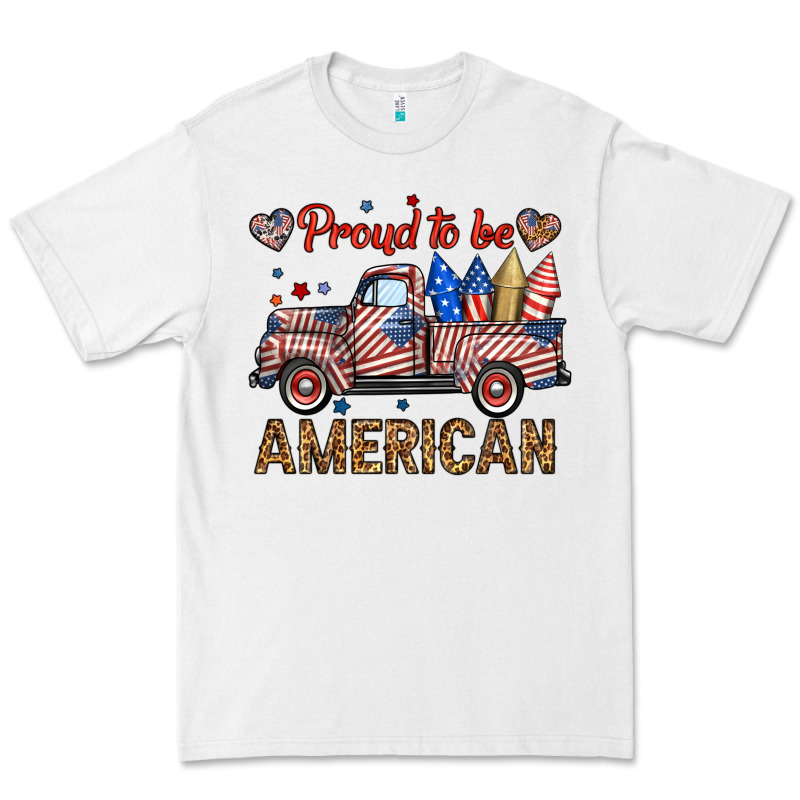 Proud To Be American Truck Premium Tee by BundleAndBundleShop | Teevron
