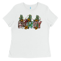 White howdy Ladies Tee - SublimationCraftShop