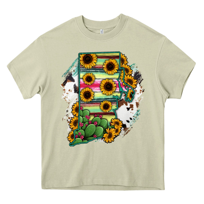Rhode Island State Amp Heavy Core Tee by RanaPortraitStore | Teevron