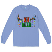 Colony Blue Oh deer christmas Long Sleeve Tee - Artiststas