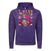 Cloud Purple i wear pink for my mom Vintage Hoodie - BarkalooDesign