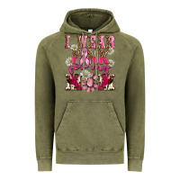 Vintage Olive i wear pink for my mom Vintage Hoodie - BarkalooDesign