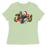 Matcha panda joy christmas Ladies Tee - LillyAllenDesigns