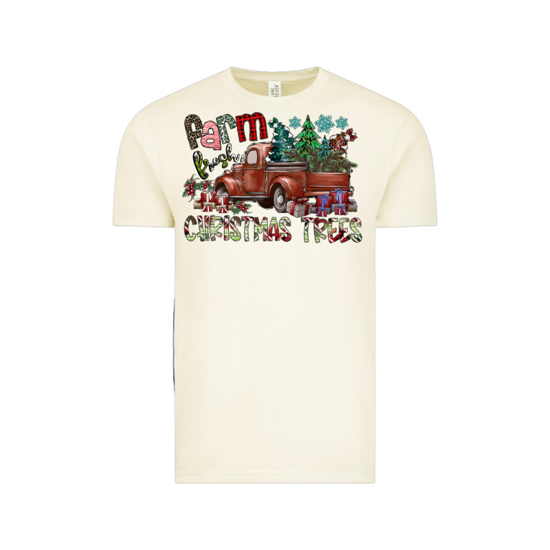 Fram Fresh Christmas Trees Vintage Tee by SublimationCraftShop | Teevron