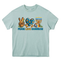 Arona Peace Love Hannukah Heavy Core Tee - BundleAndBundleShop