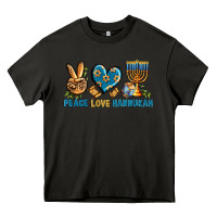 Asphalt Peace Love Hannukah Heavy Core Tee - BundleAndBundleShop