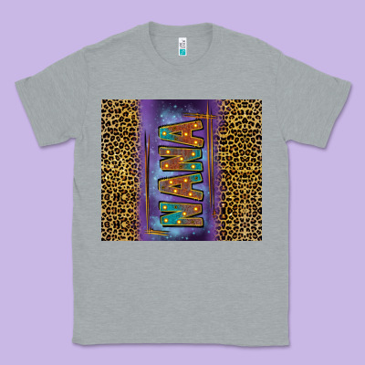 Leopard Nana Classic Tee Designed By Fadigitalartstudio