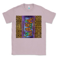Lilac Leopard nana Classic Tee - FaDigitalArtStudio