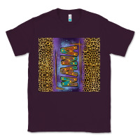 Plum Leopard nana Classic Tee - FaDigitalArtStudio