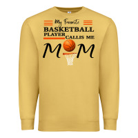 Antique Gold My Favorite Basketball Player Calls Me Mom Premium Sweatshirt - Bettercallsaul
