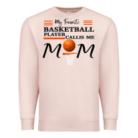 Pale Pink My Favorite Basketball Player Calls Me Mom Premium Sweatshirt - Bettercallsaul