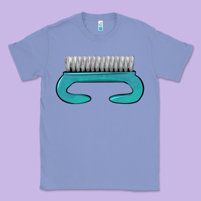 Nail Brush Classic Tee Designed By Barkaloodesign