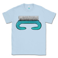 Dusty Blue nail brush Classic Tee - BarkalooDesign