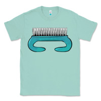 Seafoam nail brush Classic Tee - BarkalooDesign