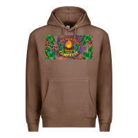 Chestnut life is better around the campfire license plate Premium Hoodie - BarkalooDesign