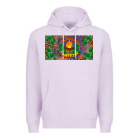 Lilac life is better around the campfire license plate Premium Hoodie - BarkalooDesign