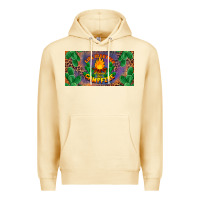 Pina Colada life is better around the campfire license plate Premium Hoodie - BarkalooDesign