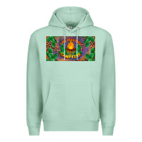 Seafoam life is better around the campfire license plate Premium Hoodie - BarkalooDesign
