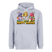 Heather Grey happy easter gnomies Heavyweight Hoodie - chombo