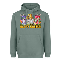 Sage happy easter gnomies Heavyweight Hoodie - chombo