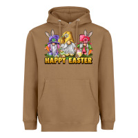 Toasted Coconut happy easter gnomies Heavyweight Hoodie - chombo